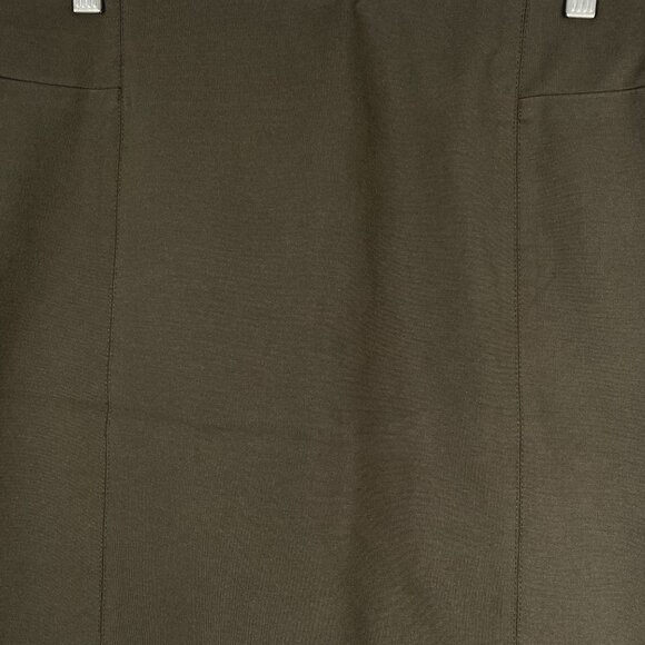 J. Jill Ponte Pencil Skirt Women's 1X Pull On Green‎ Viscose Blend SS-1341 - Picture 3 of 8